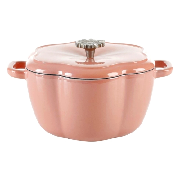 Pink Enamel Dutch Oven THE PIONEER WOMAN